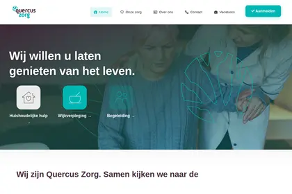 Klantwebsite zorginstelling - Layg portfolio